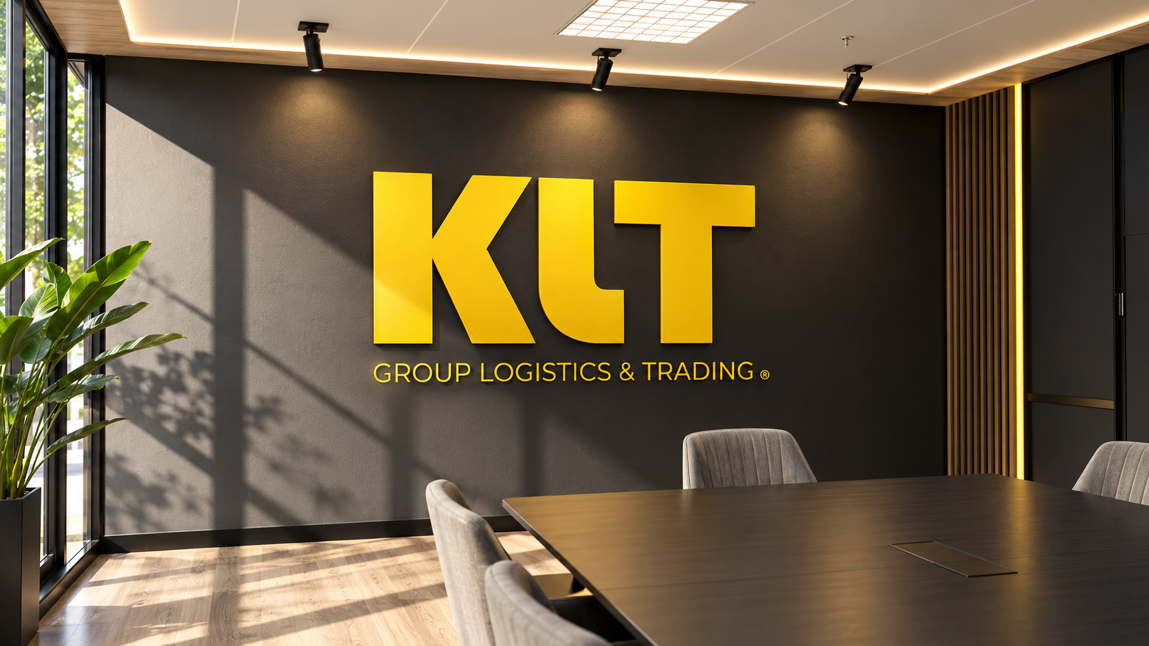 klt corporate conference room branding